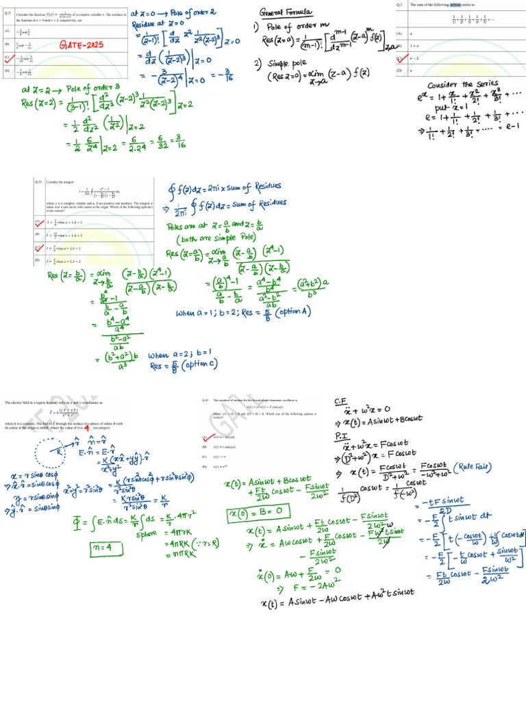 GATE Mathematical Physics | PDF