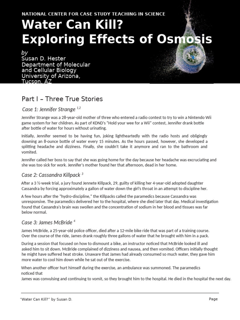 Exploring effects of osmosis_hyponatremia_pg.1-3 | PDF