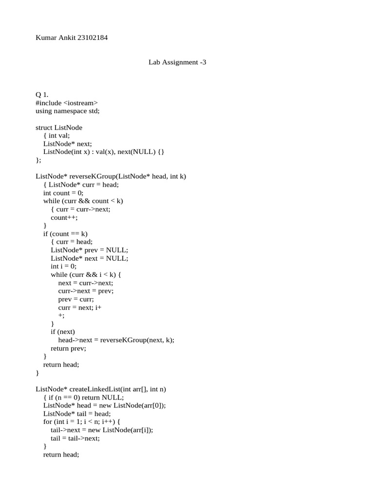 w3_23102184 | PDF | Computer Programming | C++