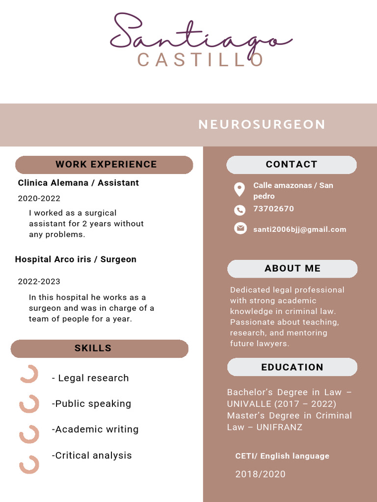 Curriculum CV Resume Profesional Marketing Creativo Rosa - 20260219 ...