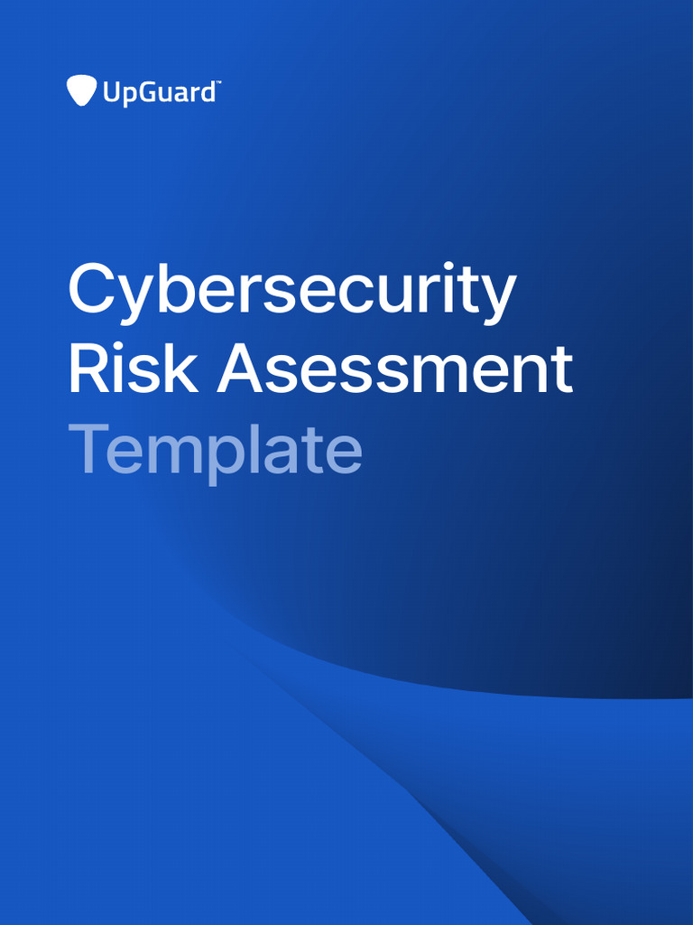 Template-Cybersecurity Risk Assessment | PDF | Risk | Computer Security