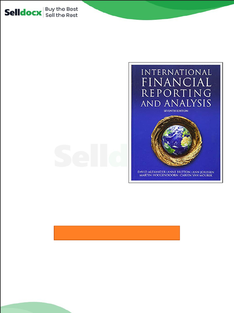 Solution Manual For International Financial Reporting and Analysis 7th ...