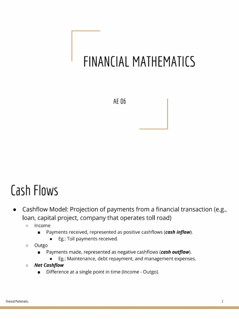 Module 1. Basic Financial Calculations (1-50) | PDF