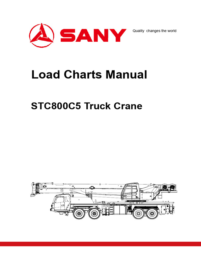 STC800 C - Load Chart | PDF | Crane (Machine) | Machines