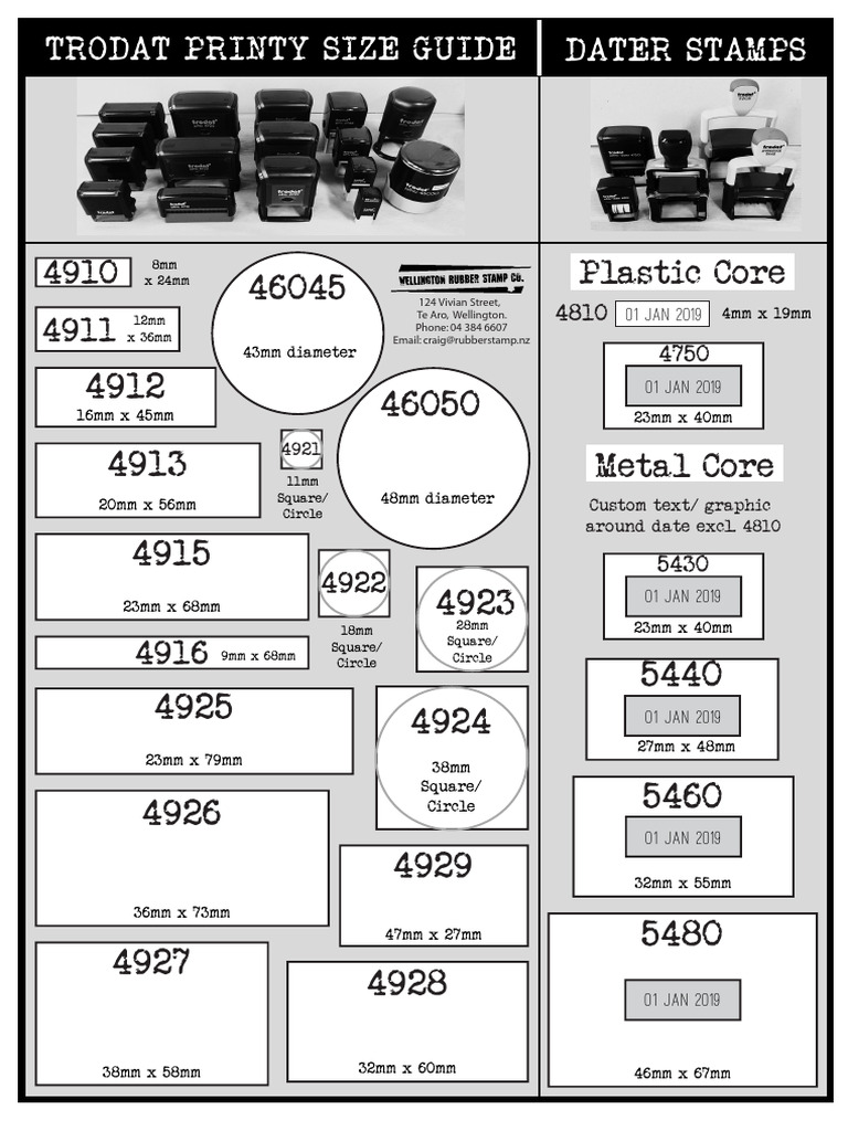 WgtnStampCo StampSizes | PDF