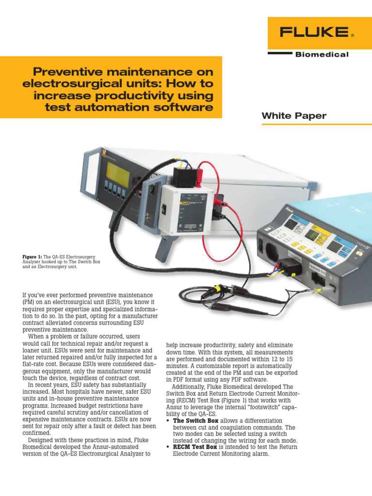 ESU Testing | PDF | Electrical Engineering | Electricity