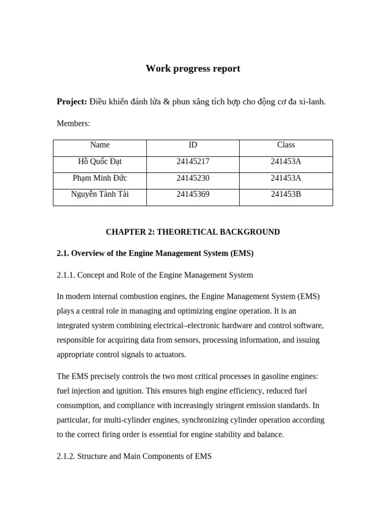 Weekly Progress Report - Week (AEES26 - Monday - Project 19) | PDF ...