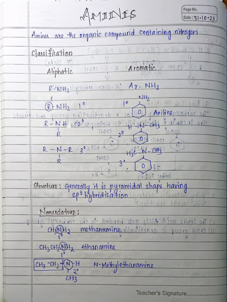 Amines | PDF | Amine | Hydrogen Compounds
