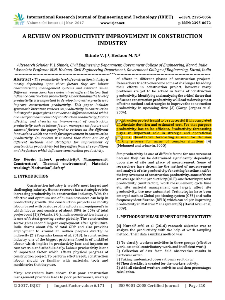 Done - Page Selected - A Review on Productivity Improvement in ...