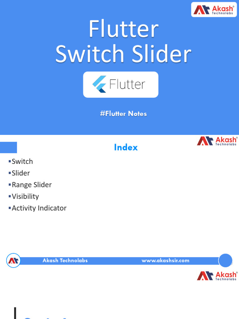 Flutter SwitchSlider | PDF | Programming Paradigms | Computing
