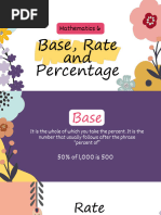Understanding the Percentage Triangle | PDF | Percentage