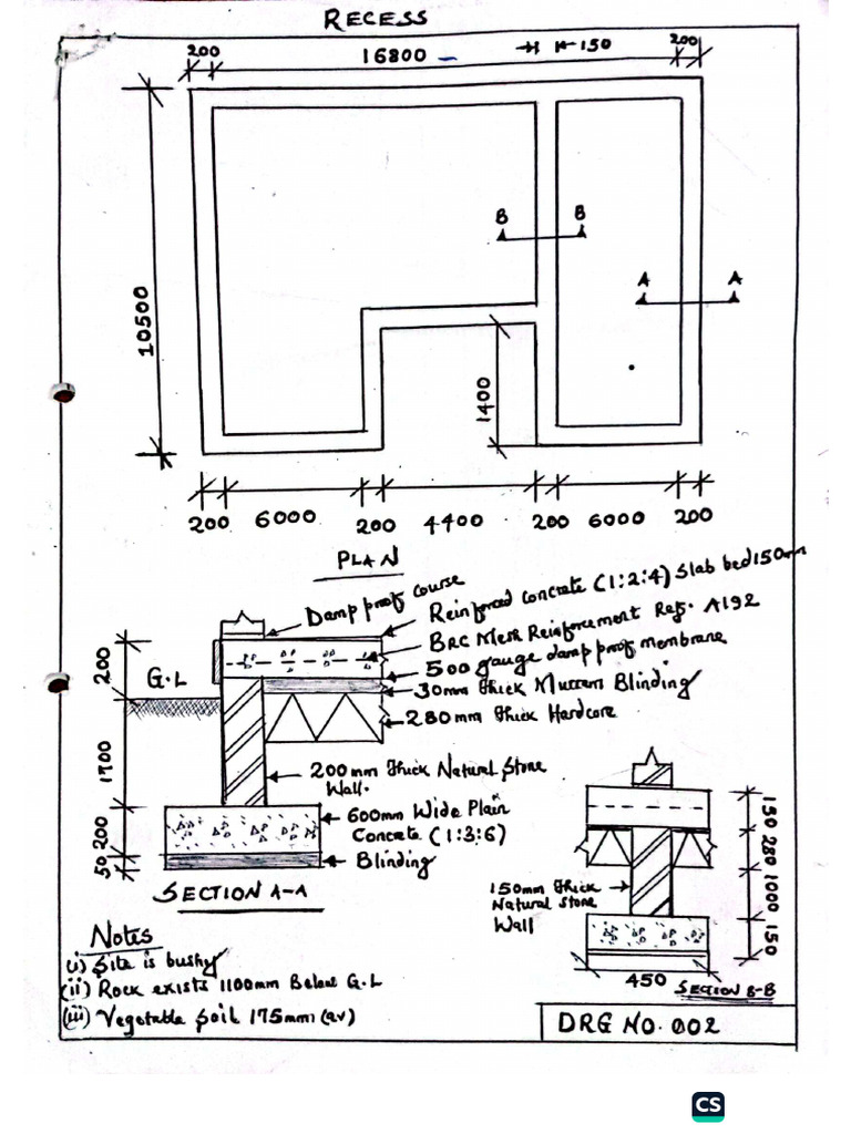 Recess Drawings | PDF