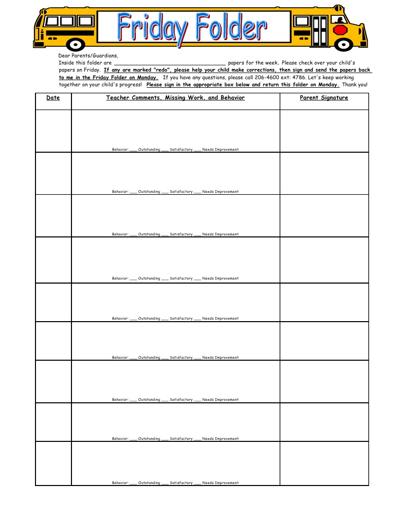 Friday Folder | PDF | Wellness