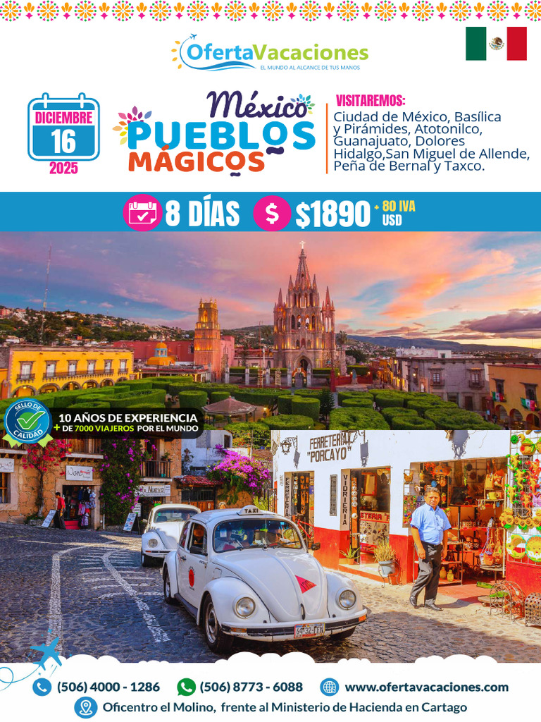 Pueblos Mágicos 2025 | PDF | México | Agencia de viajes