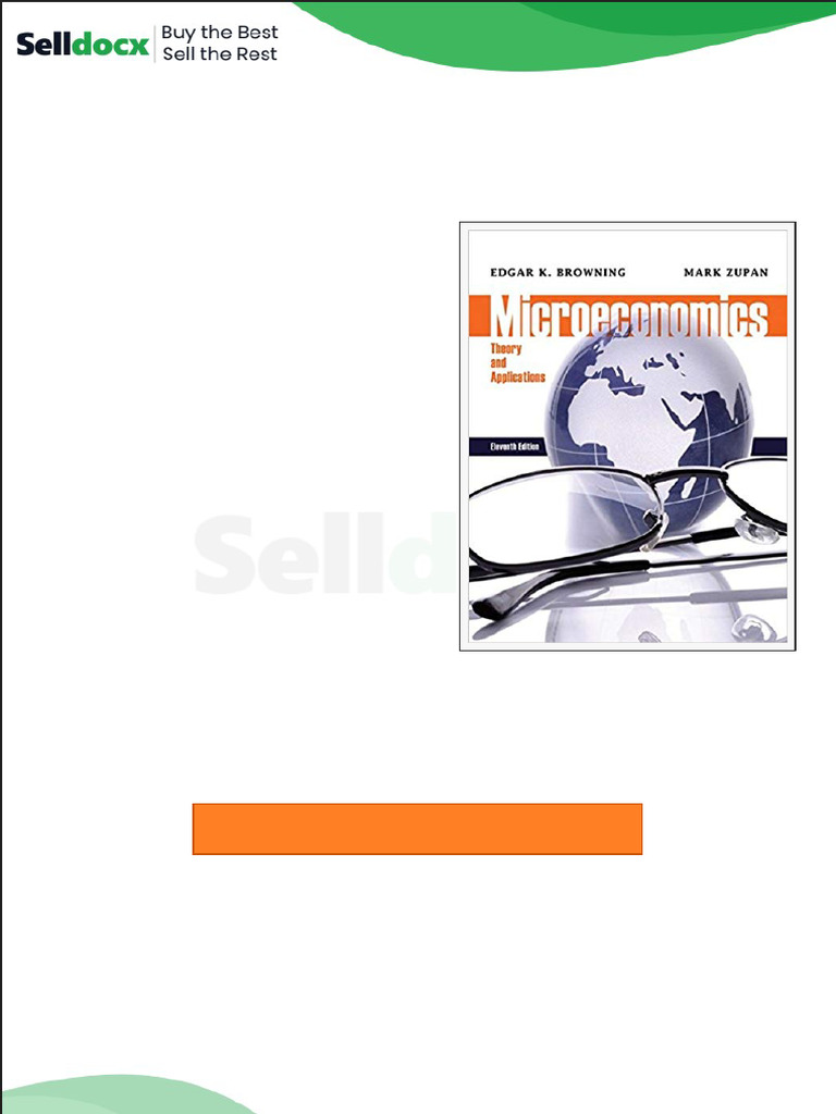 Solution Manual For Microeconomics Theory and Applications 11th Edition ...