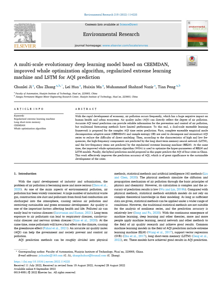 A Multi Scale Evolutionary Deep Learning Model Based on CEEMDAN ...