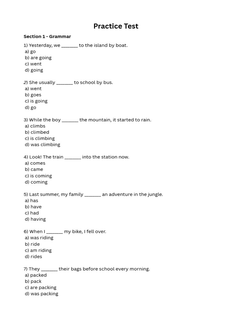 30-01 - Practice Test | PDF