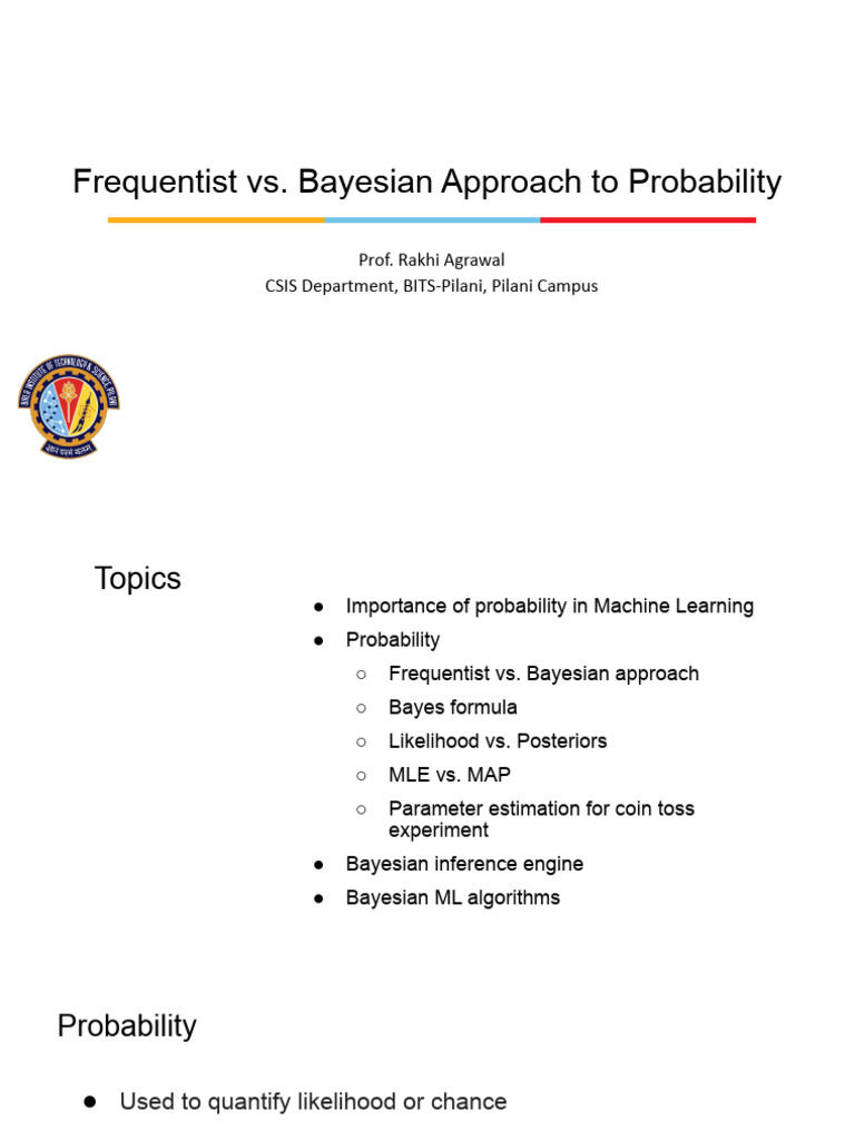 Frequentist vs. Bayesian Approach To Probability | PDF | Bayesian ...