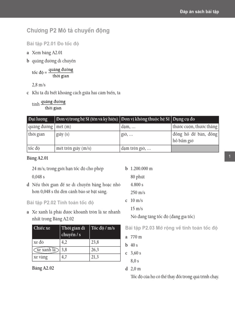 Answer To Exercises - P2 | PDF