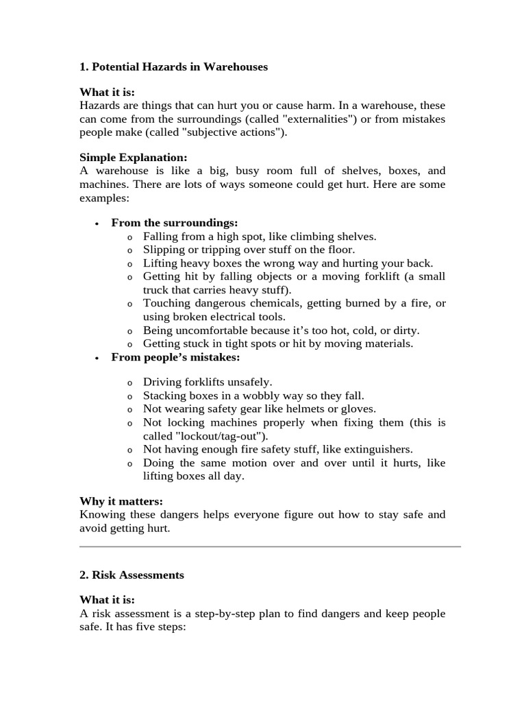 Chapter 5 - Health and Safety | PDF | Safety | Forklift