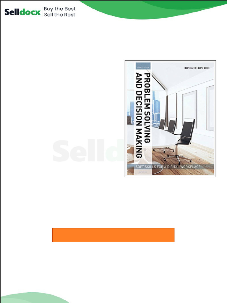 Test Bank Illustrated Course Guides Problem Solving and Decision Making ...