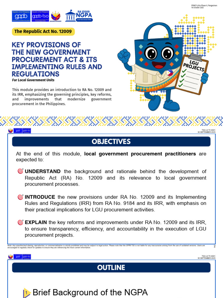8- NGPA GPPB Presentation | PDF | Life Cycle Assessment | Procurement