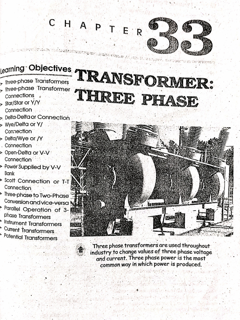 Three Phase Transformer | PDF