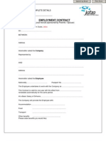 Form 12 Employment Contract