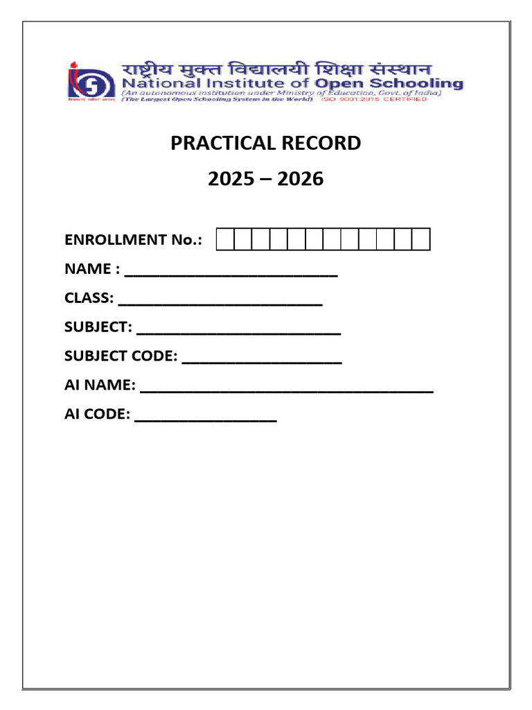 Record Front Page | PDF