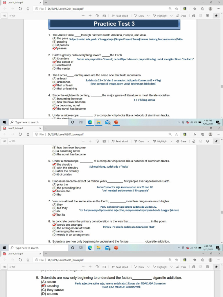 Practice Test 3 Swe Buku 30 Jam | PDF