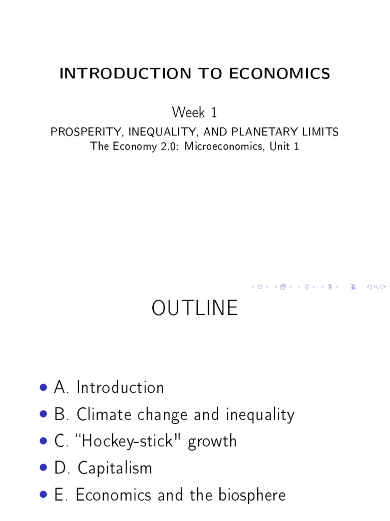 Slides Week1 | PDF | Economic Growth | Gross Domestic Product