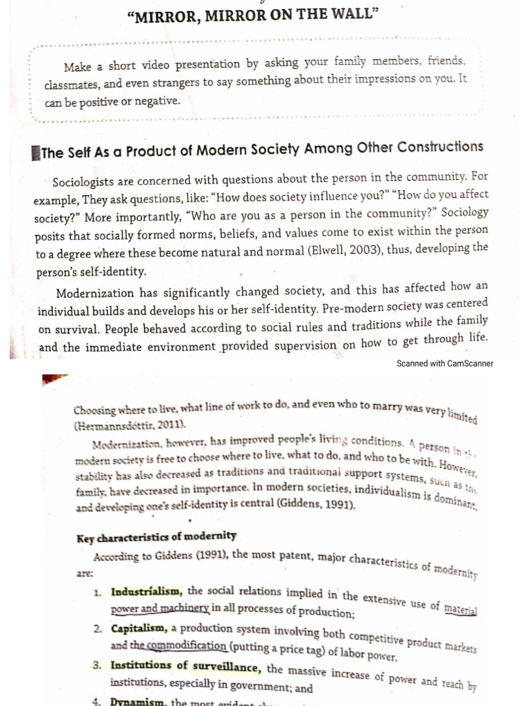 Lesson 3 Psychology Self As Cognitive Construct | PDF