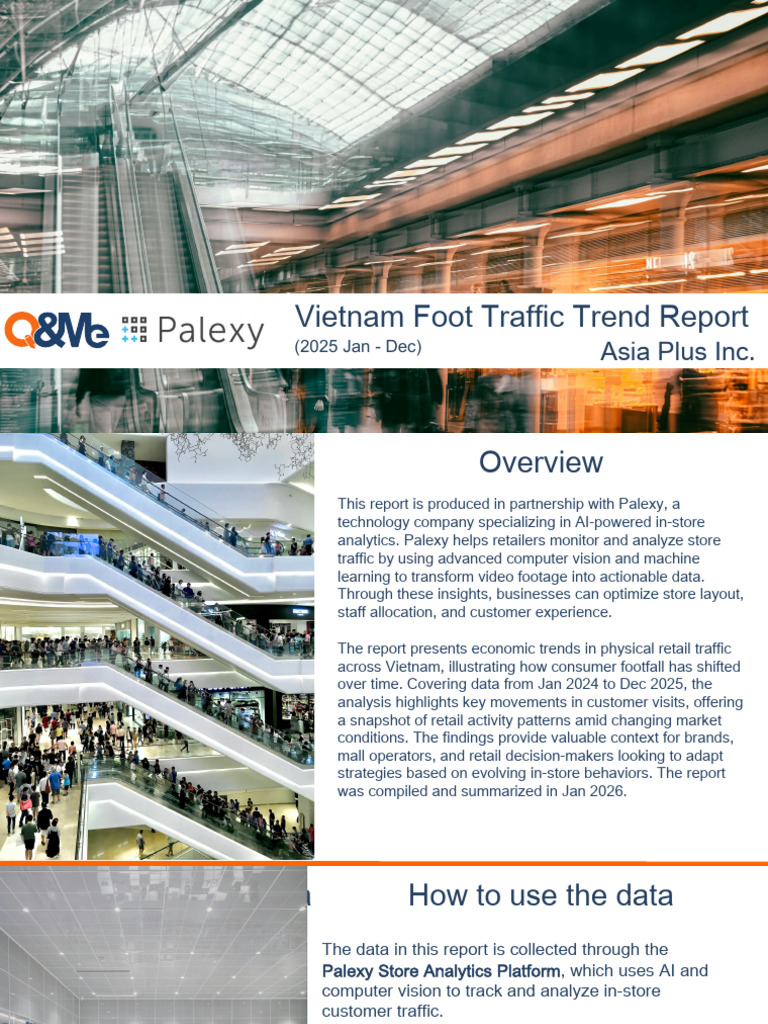 Vietnam Foot Traffic Trend Report 2025 En | PDF | Retail | Marketing ...
