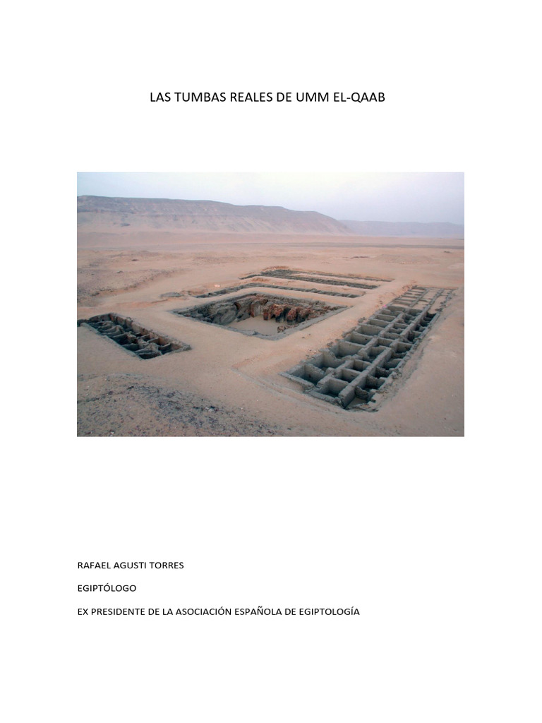 Las Tumbas Reales de Umm El-Qaab | PDF