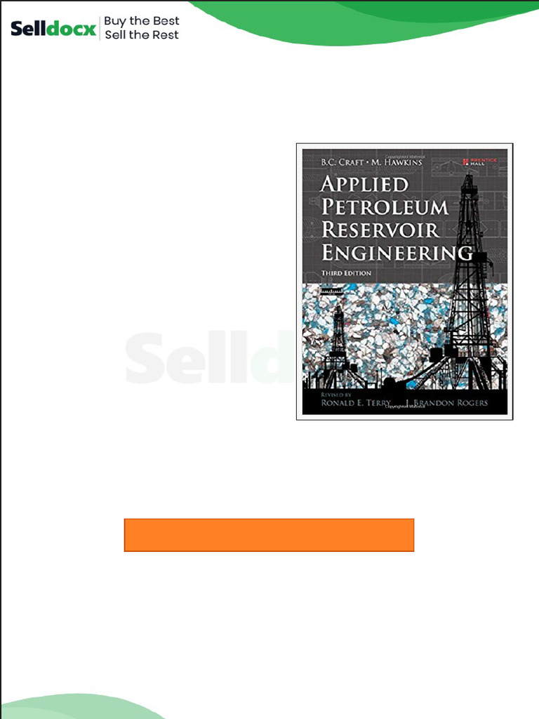 Solution Manual For Applied Petroleum Reservoir Engineering 3rd Edition ...
