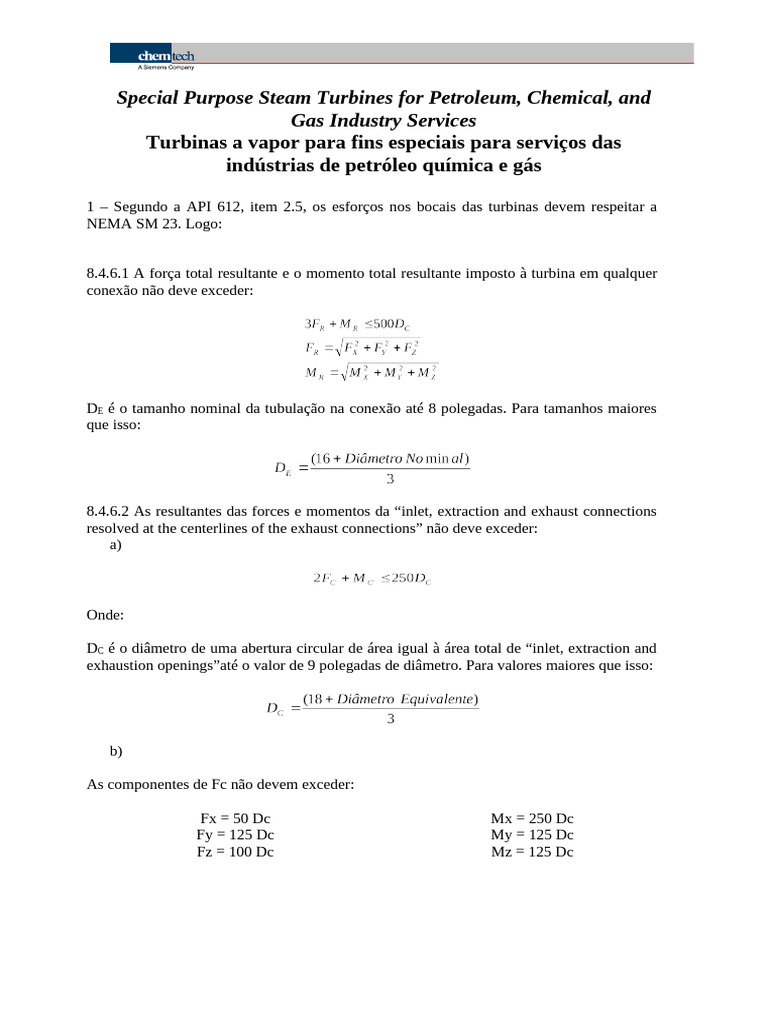 API STD 612 (1995) - Special Purpose Steam Turbines For Petroleum ...