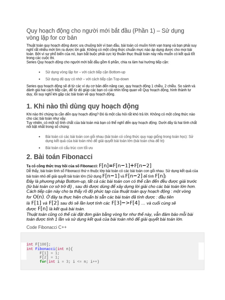 Quy Hoach Dong Code Dream | PDF