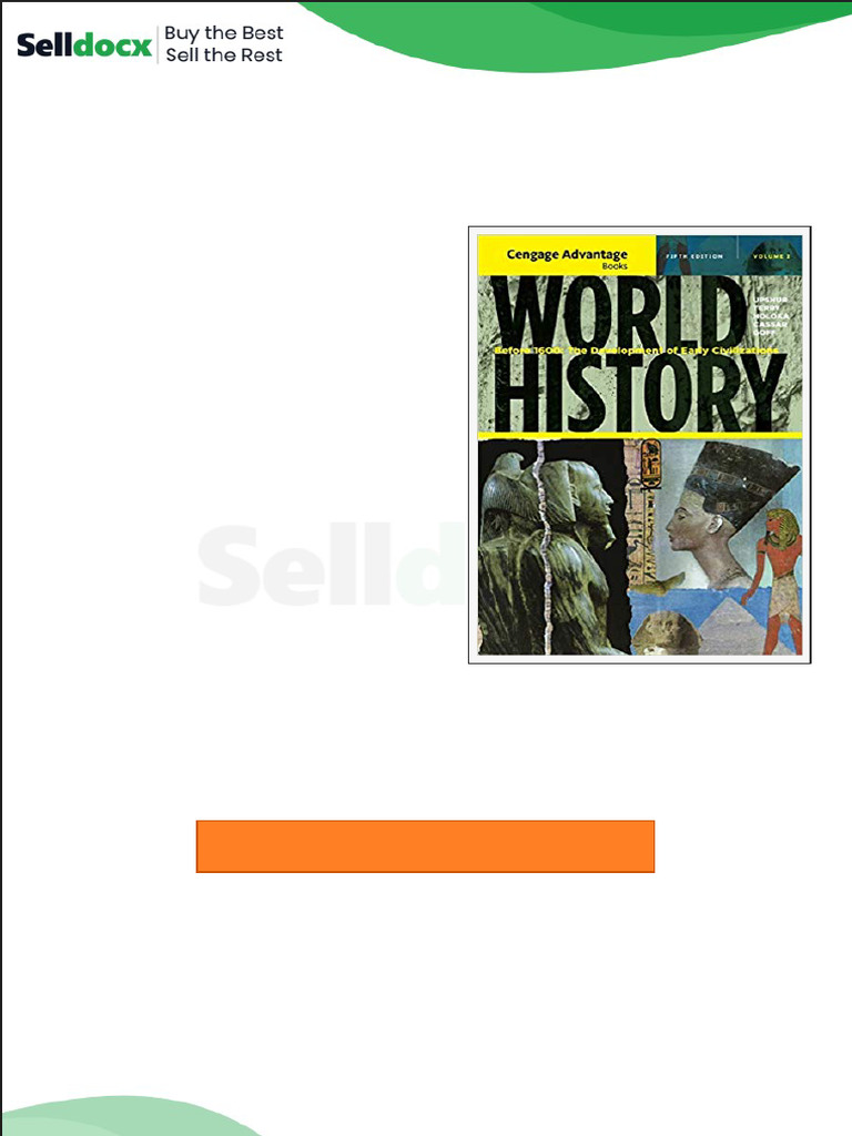 Test Bank for World History Before 1600 the Development of Early ...