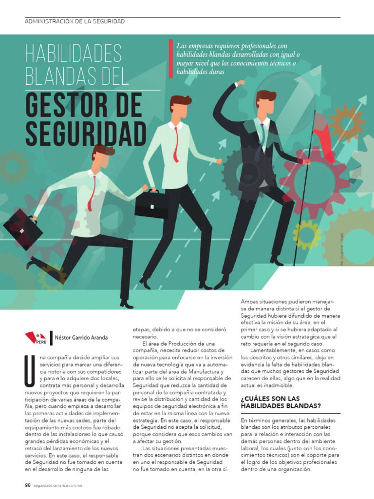 Habilidades Blandas Del Gestor de Seguridad | PDF | Comunicación | Valores