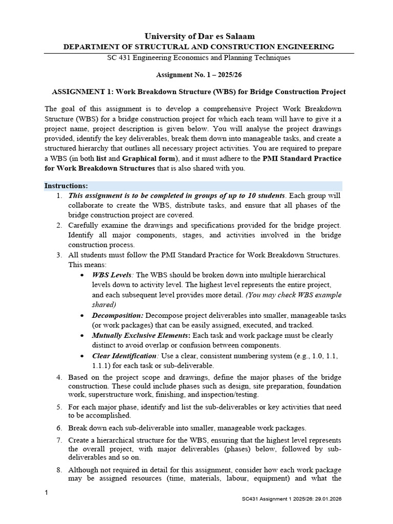 SC 431 Assignment No. 1 - 2025_26_final | PDF | Architectural Elements ...