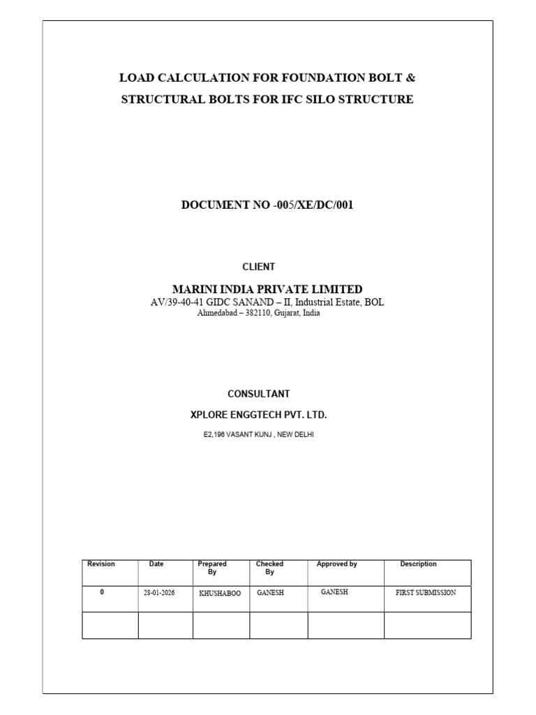 DC For Ifc Base Pl-001 r0 | PDF | Strength Of Materials | Young's Modulus