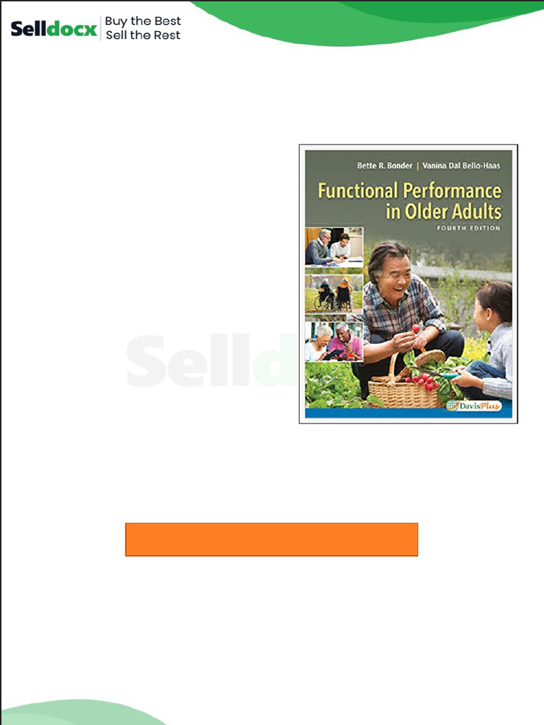Test Bank Functional Performance in Older Adults 4th Edition by Marilyn ...
