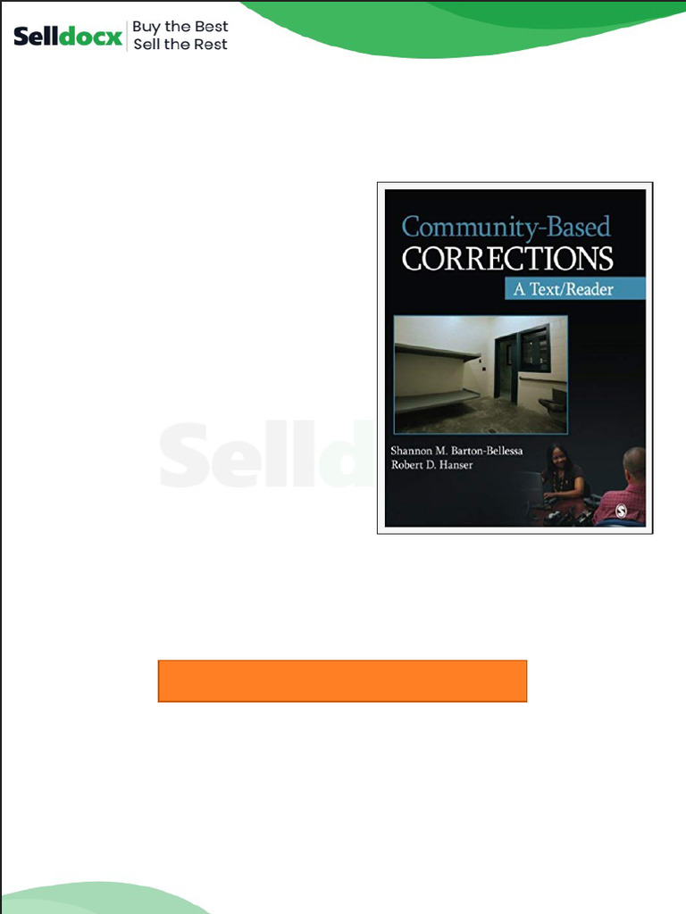 Test Bank for Community Based Corrections a Textreader 1st Edition by ...