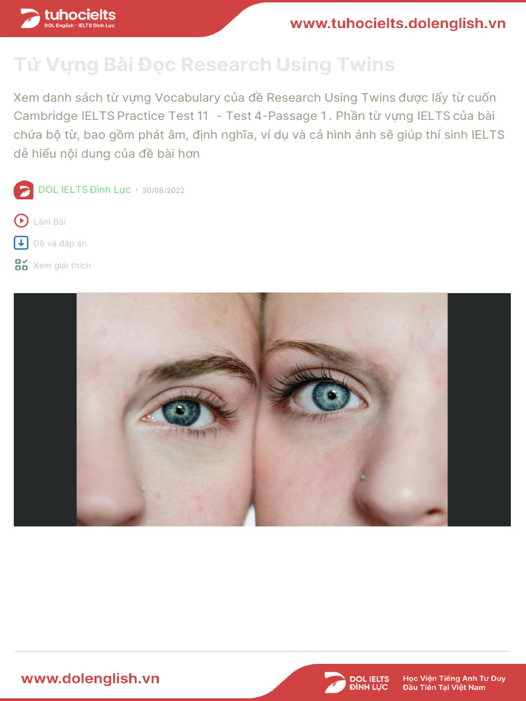 Research Using Twins | PDF | Mathematics