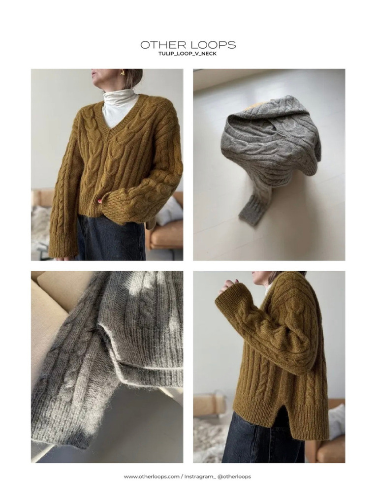 Tulip Loop V Neck | PDF
