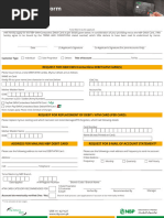 ATM Card Maintenance Request Form | PDF | Automated Teller Machine ...