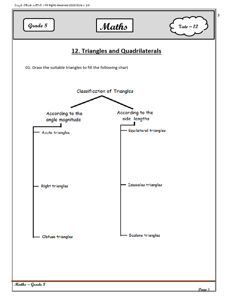 Triangles and Quadrilaterals | PDF | Angle | Geometry