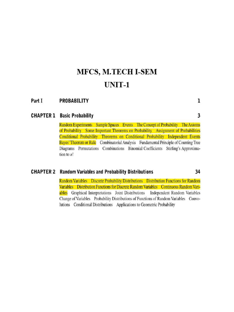 MFCS Unit-1 | PDF