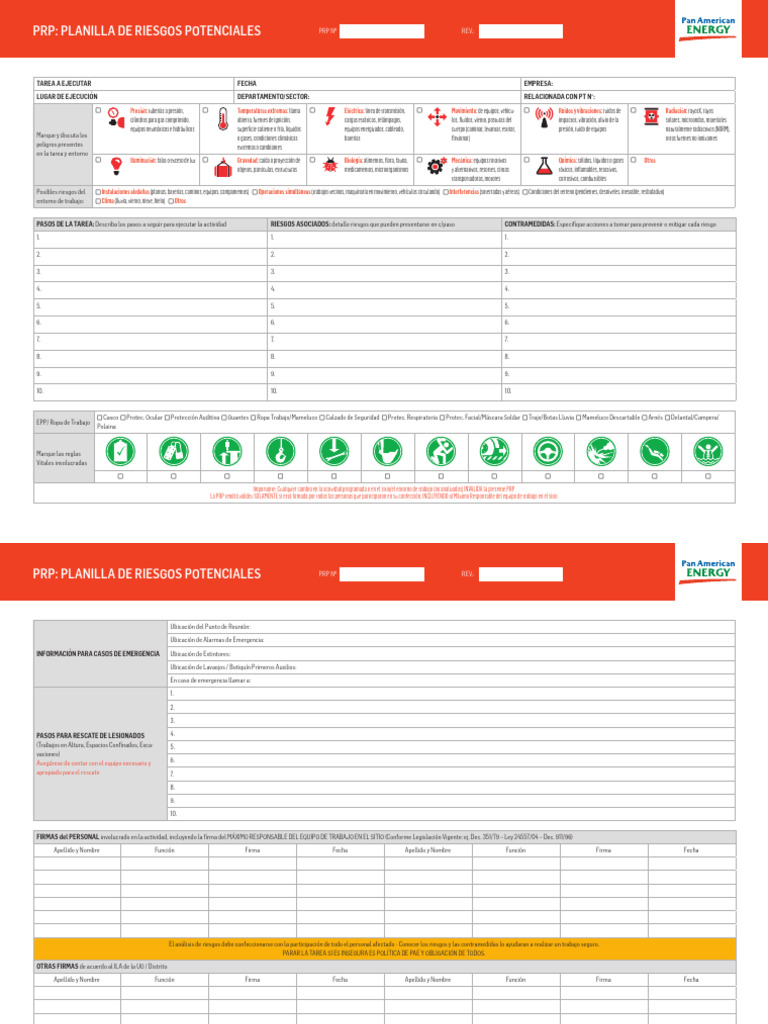 Formulario PRP | PDF | Gases | Radiación