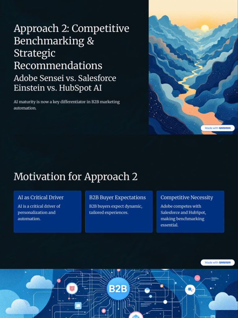 Approach 2 Competitive Benchmarking and Strategic Recommendations | PDF